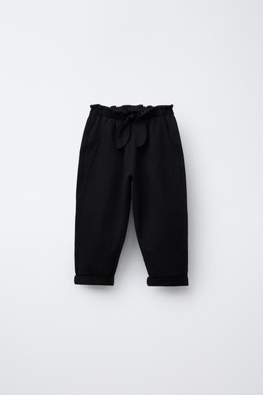 Zara HAMMER PANTS - Black