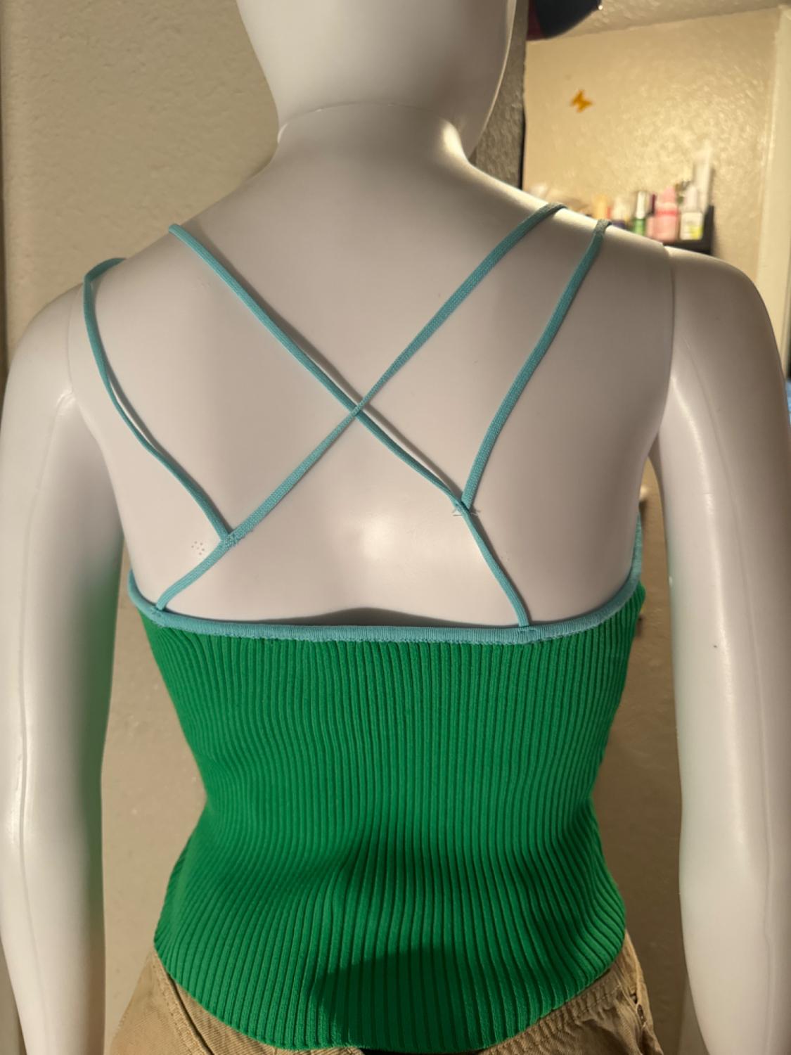 STRAPPY KNIT TOP - Image 2
