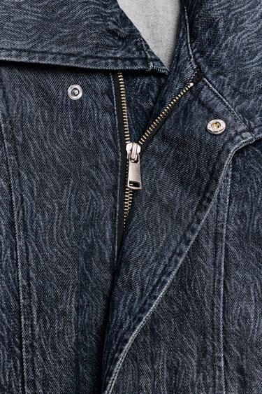 Z1975 CROPPED DENIM JACKET - blue/black by Zara - Image 10