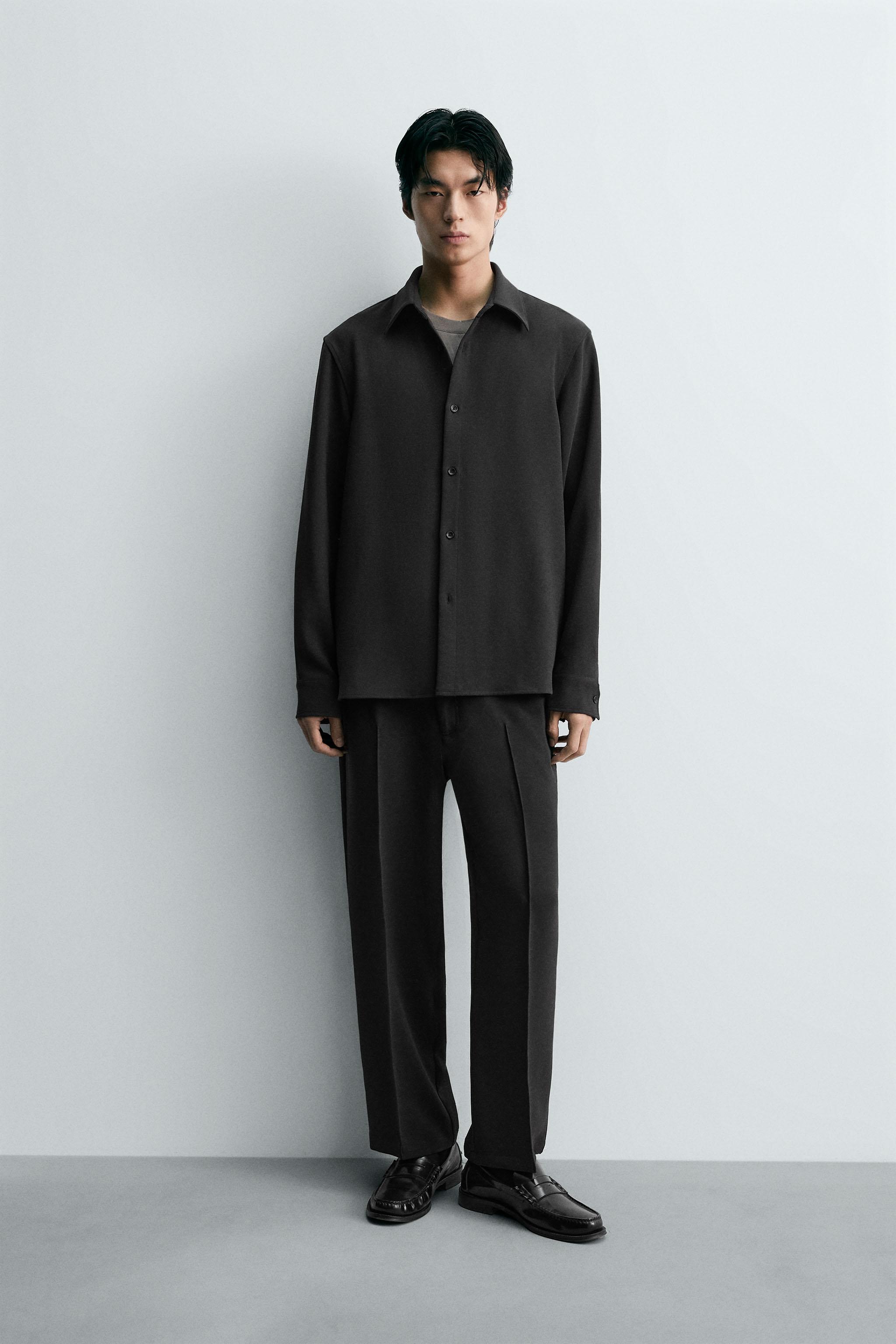 リラックスフィットスーツパンツ - ブラウン | ZARA Japan / 日本