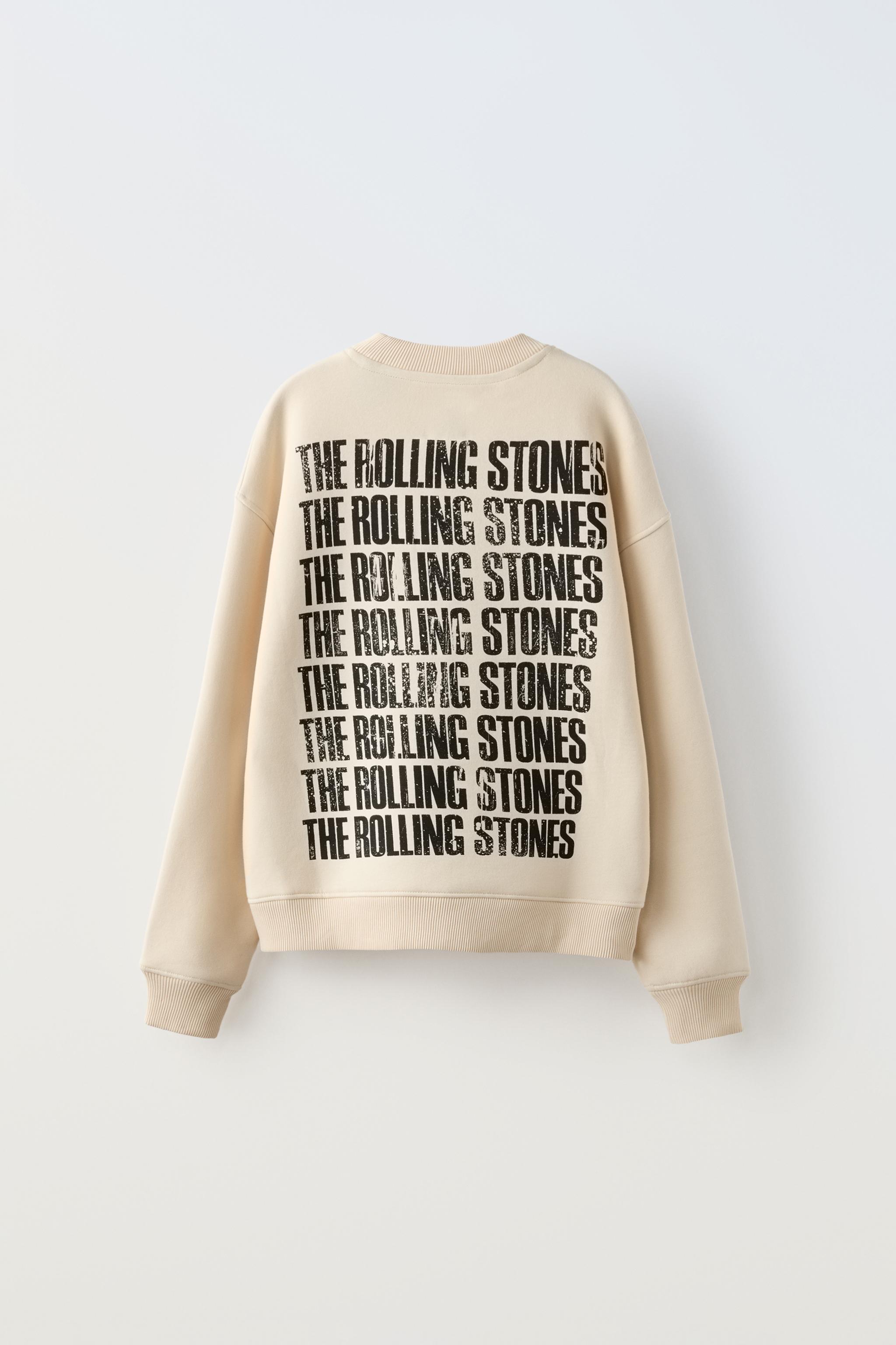 Zara top Rolling Stones Sweatshirt