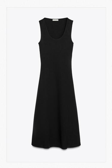 INTERLOCK MIDI DRESS - Black by Zara