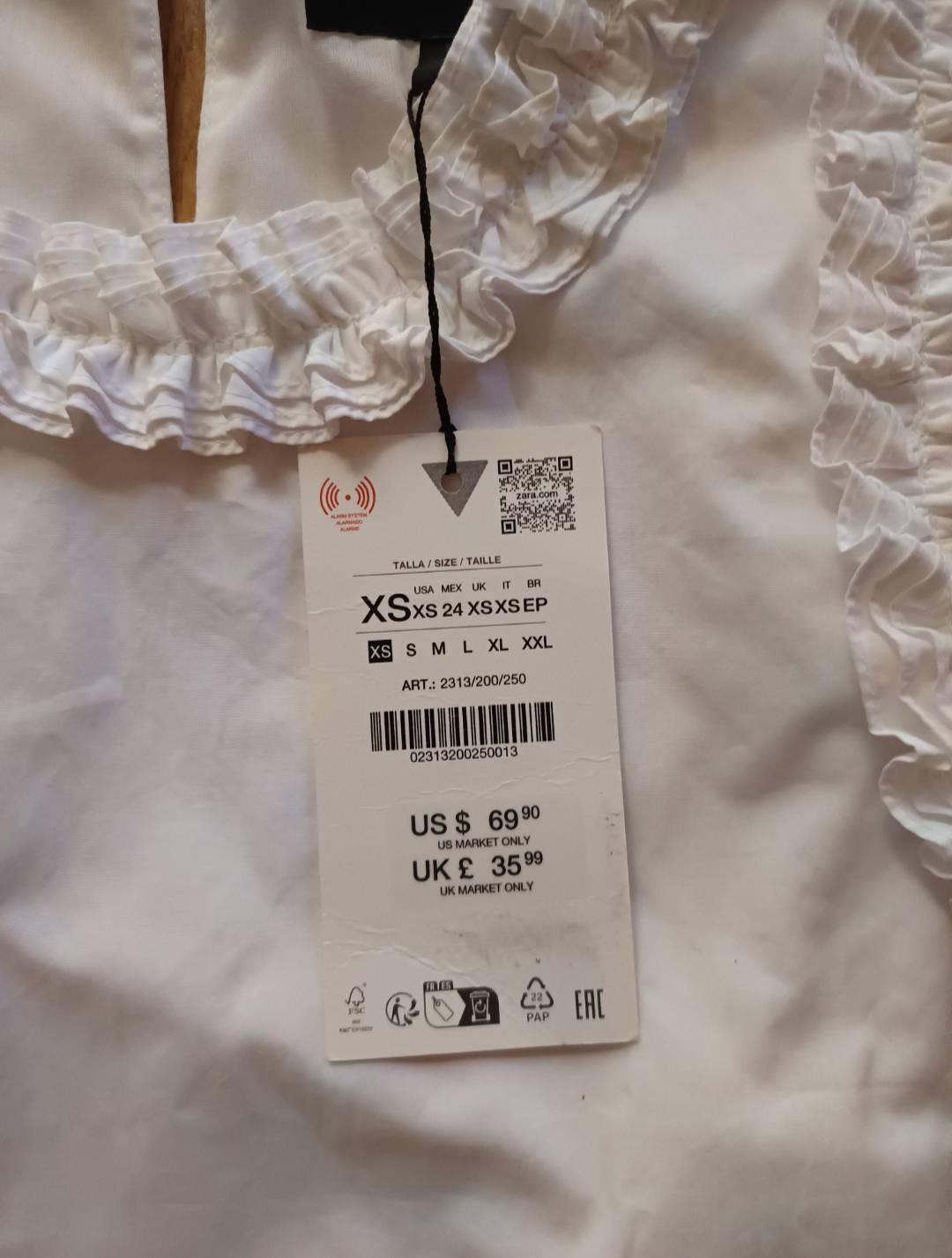 POPLIN RUFFLED DRESS - Image 6