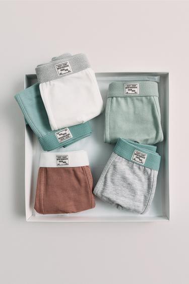 3-6 YEARS/ FIVE-PACK OF BOXERS WITH LABEL - Multicoloured by Zara