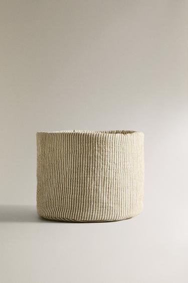 ΡΙΓΕ ΣΤΡΟΓΓΥΛΗ ΒΡΕΦΙΚΗ ΘΗΚΗ ΟΡΓΑΝΩΣΗΣ ΑΠΟ ΟΡΓΑΝΤΖΑ - Πράσινο του Zara