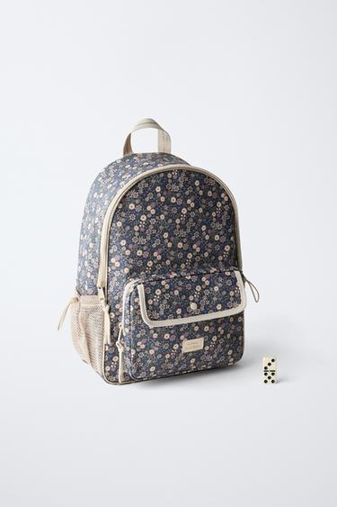 FLORAL SCHOOL BACKPACK - Blue by Zara - Image 5