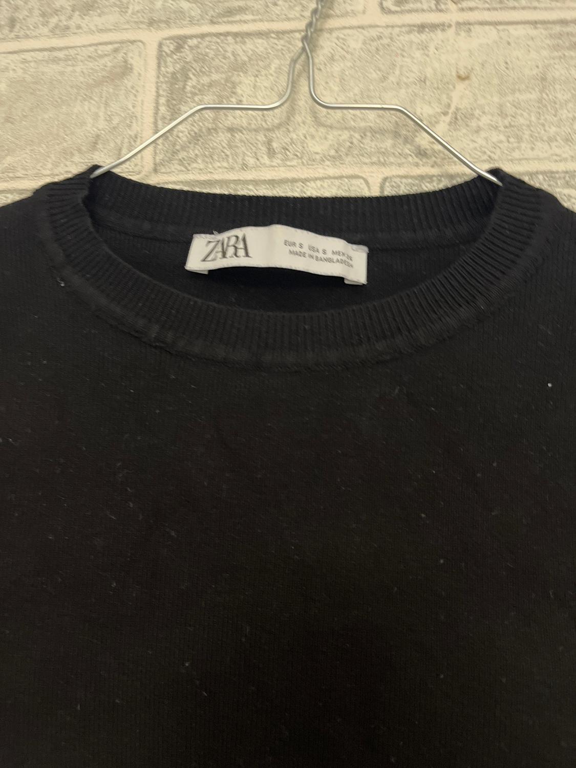 BASIC RIBBED KNIT SWEATER - Image 2