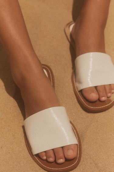 PALA EN CUIR SOFT - blanc de Zara - Image 1