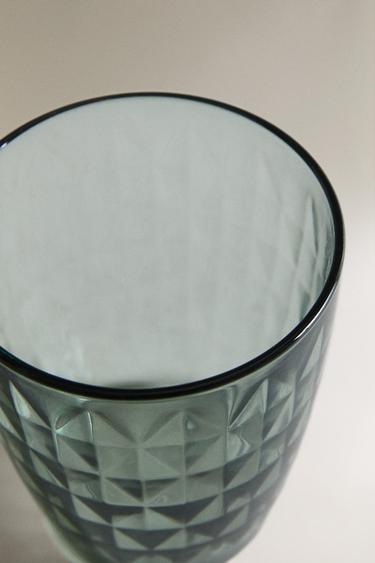 VERRE RELIEF DIAMANT - Bleu de Zara - Image 2