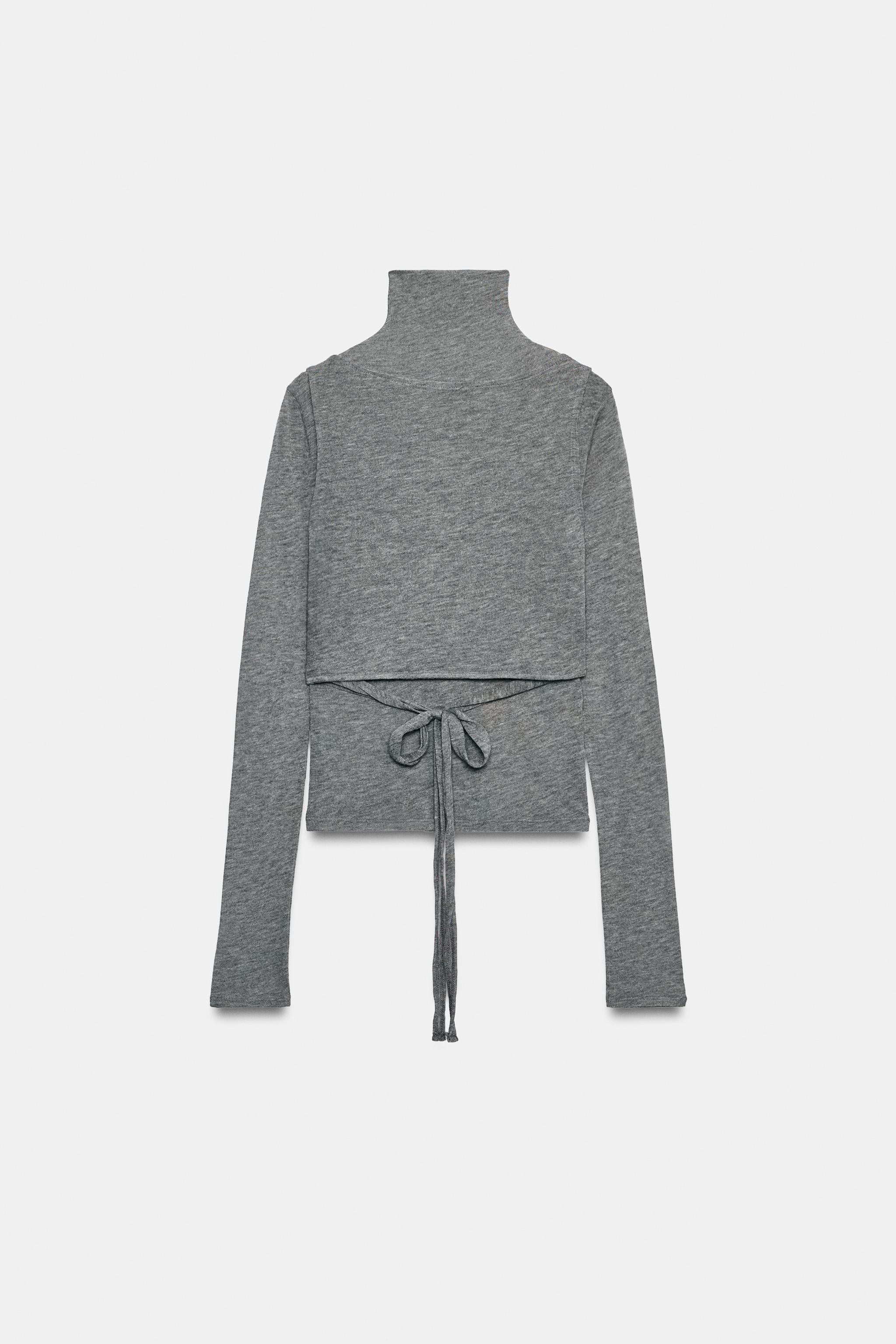 DOUBLE TIE-EFFECT TOP