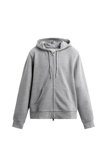 ZIP HOODIE HEAVY WEIGHT - Grey marl by Zara