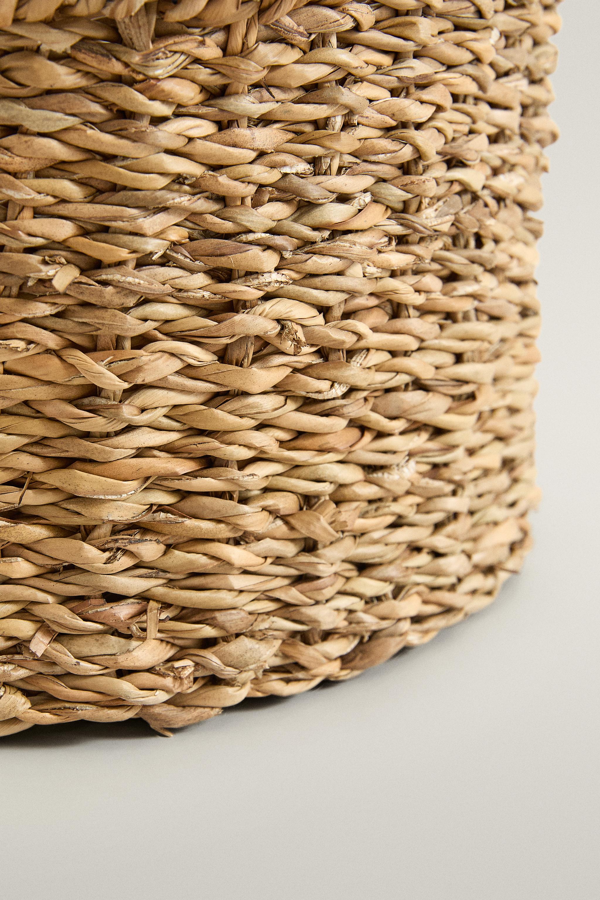 PANIER CYLINDRIQUE JONC DE MER