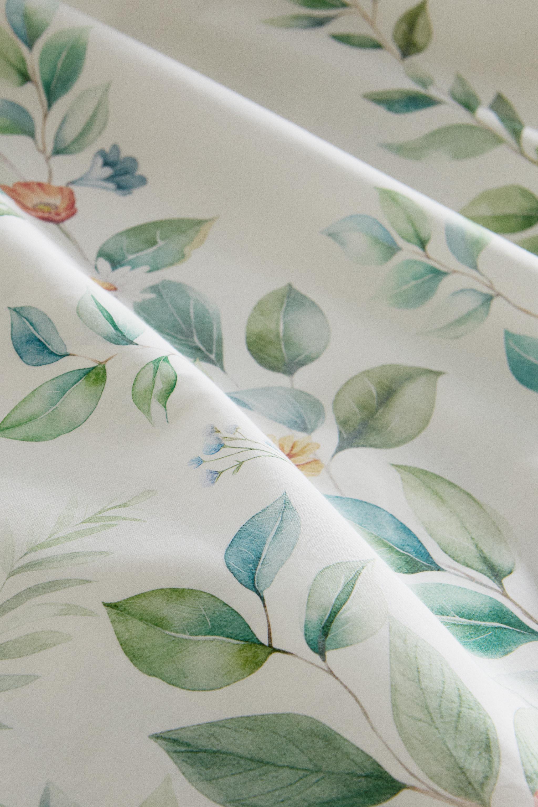 HOUSSE DE COUETTE COTON IMPRIMÉ FLEUR