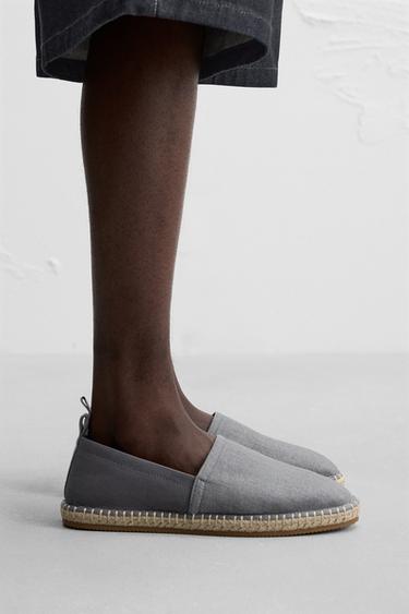 Zara FABRIC ESPADRILLE - Blue - Image 0