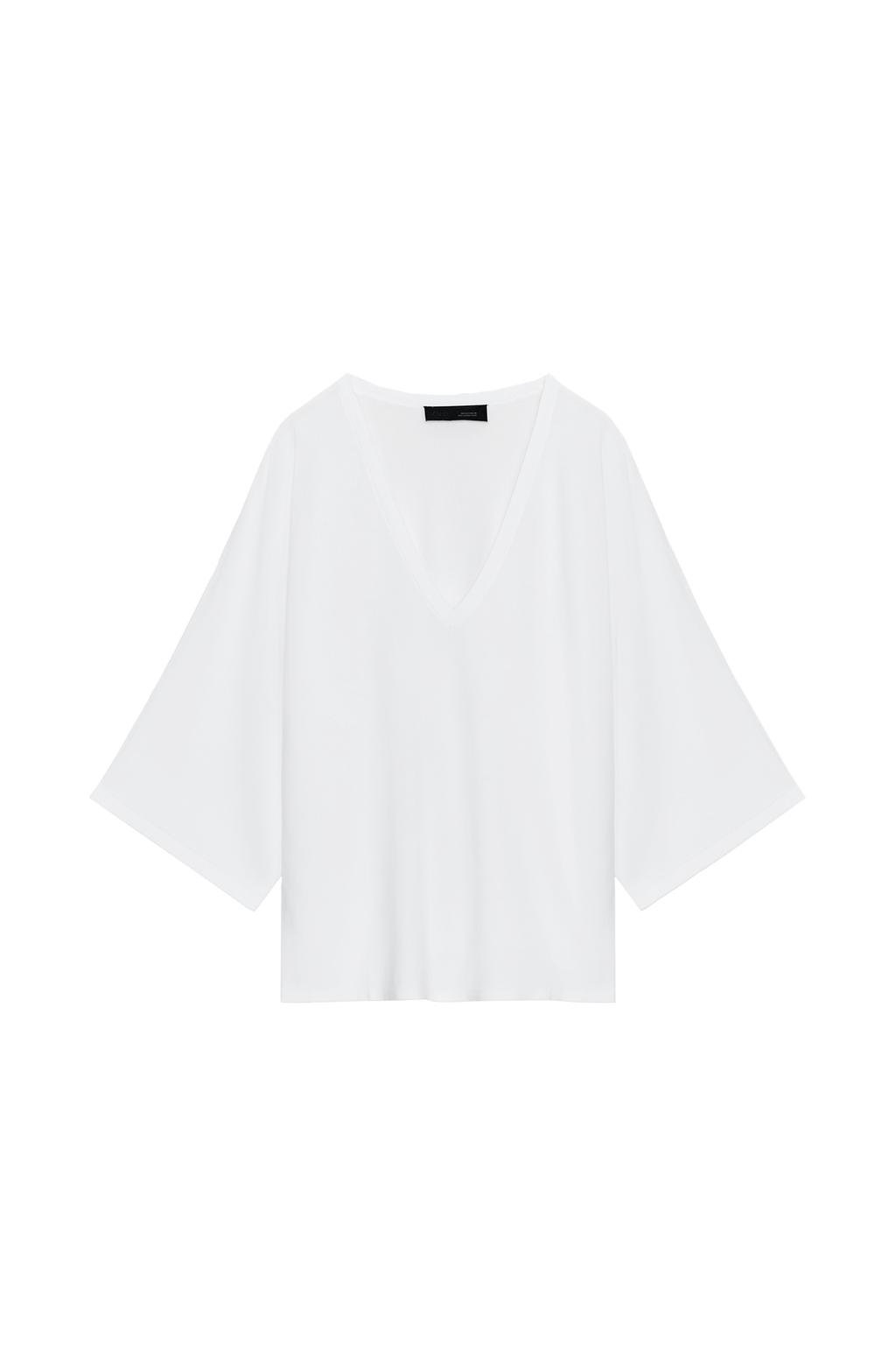 FLOWY V-NECK KNIT JUMPER - image 3