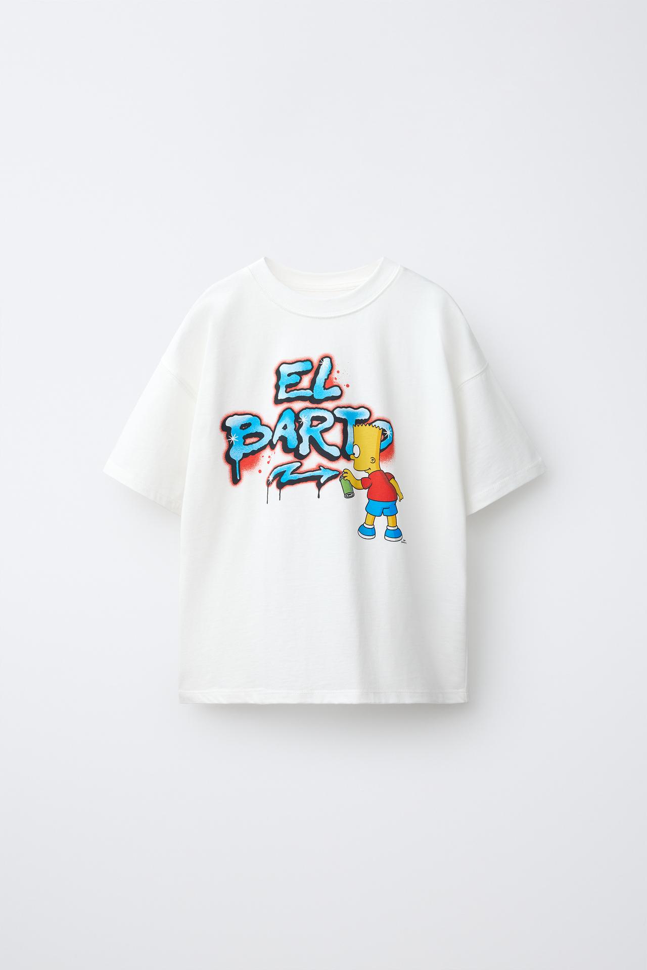 BART THE SIMPSONS™ PRINT T-SHIRT — White