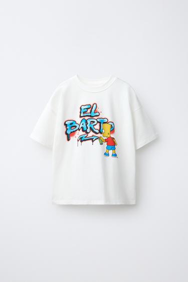 SAMARRETA AMB ESTAMPAT BART THE SIMPSONS™ - Blanc de Zara - Imatge 0