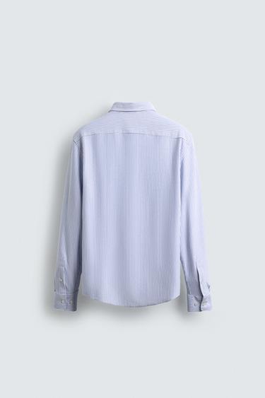 CAMISA REGULAR FIT - Azul / Blanco de Zara