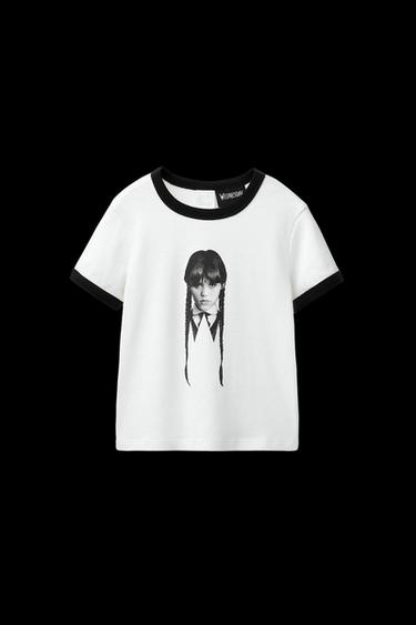 WEDNESDAY © RIBBED T-SHIRT - White by Zara - Image 0