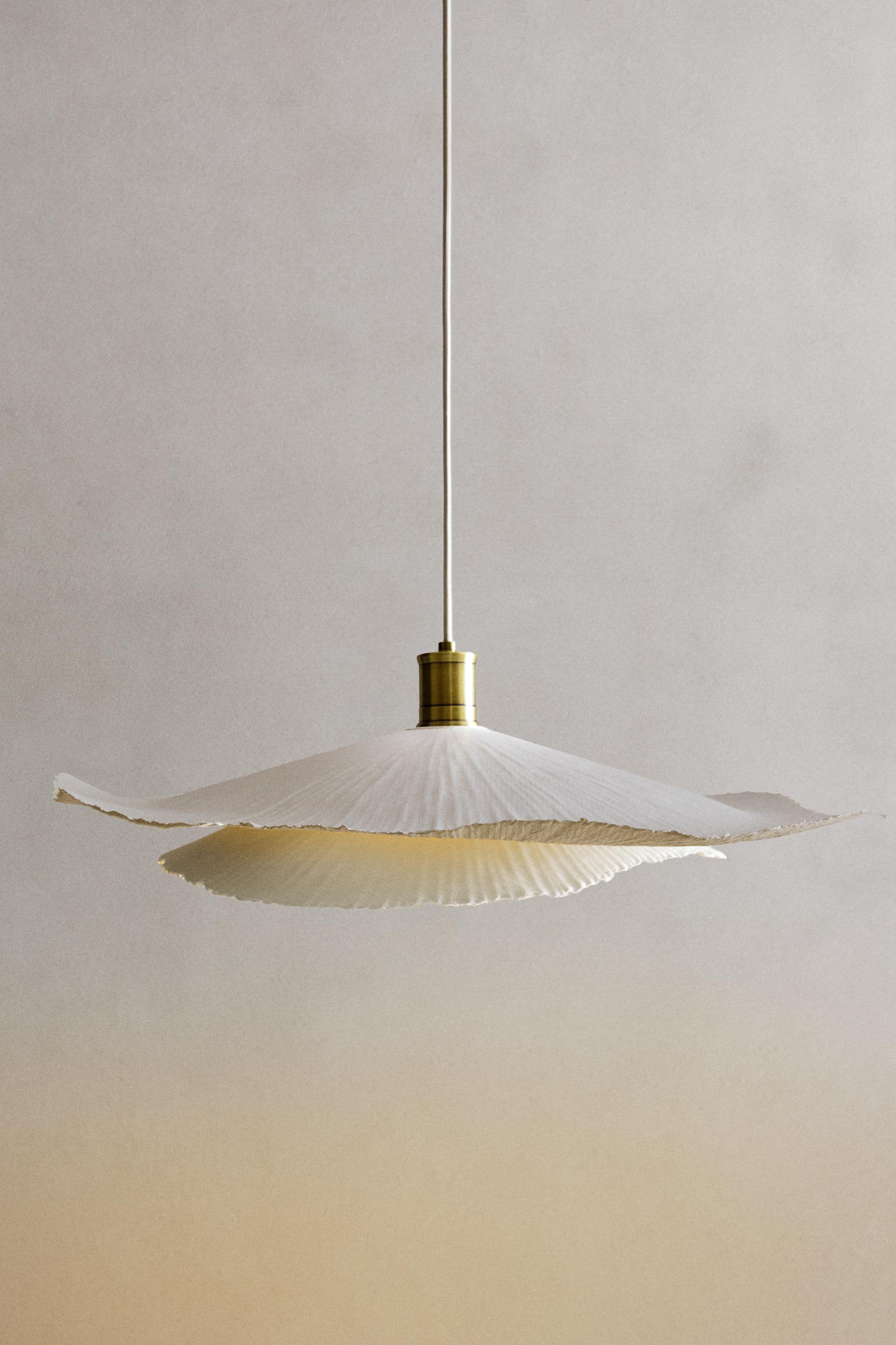LARGE PENDANT LAMP - Oyster-white | ZARA United States LARGE PENDANT LAMP - Oyster-white | ZARA United States