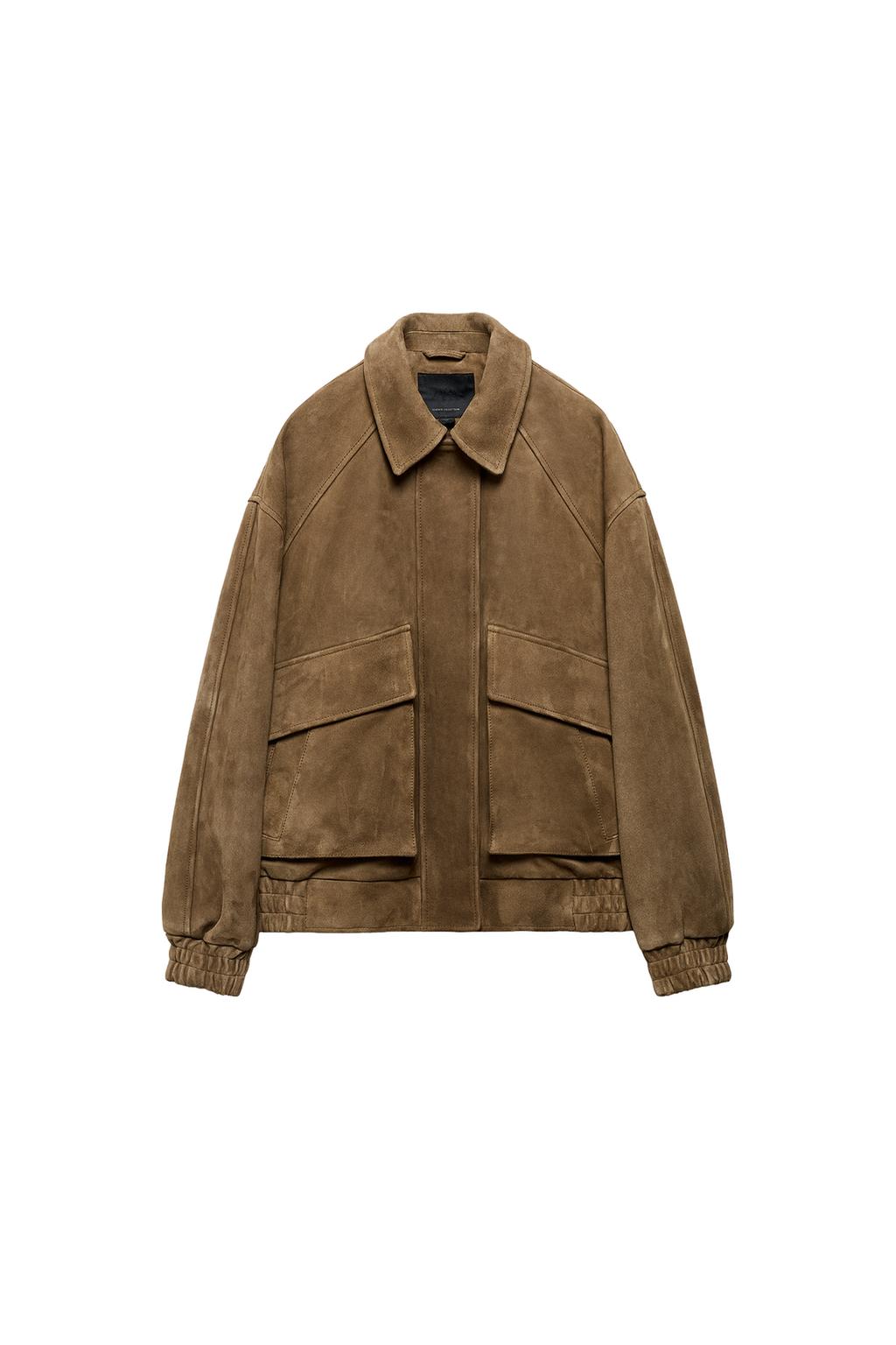 OVERSIZED SUEDE JACKET ZW COLLECTION LIMITED EDITION - image 3