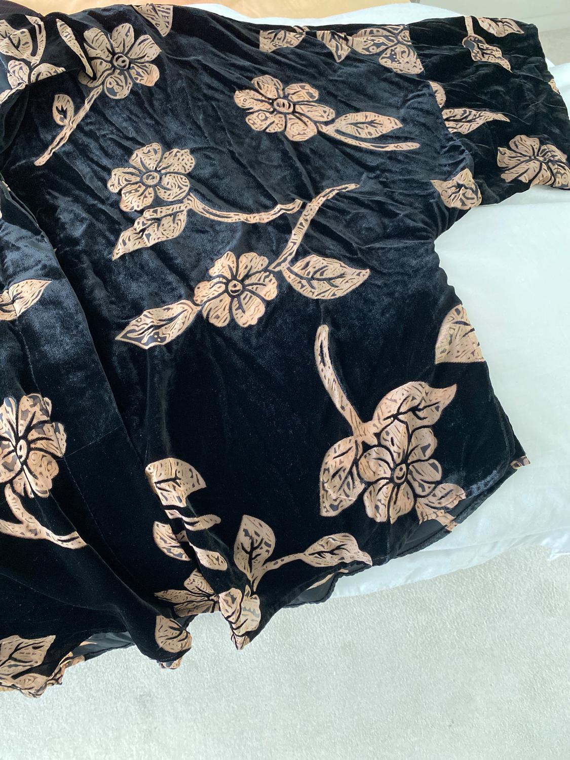 CONTRASTING VELVET SHIRT - Image 5