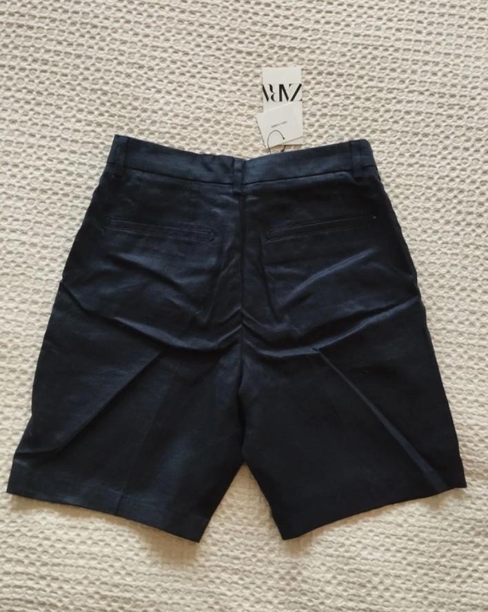100% LINEN BERMUDA SHORTS - Image 6
