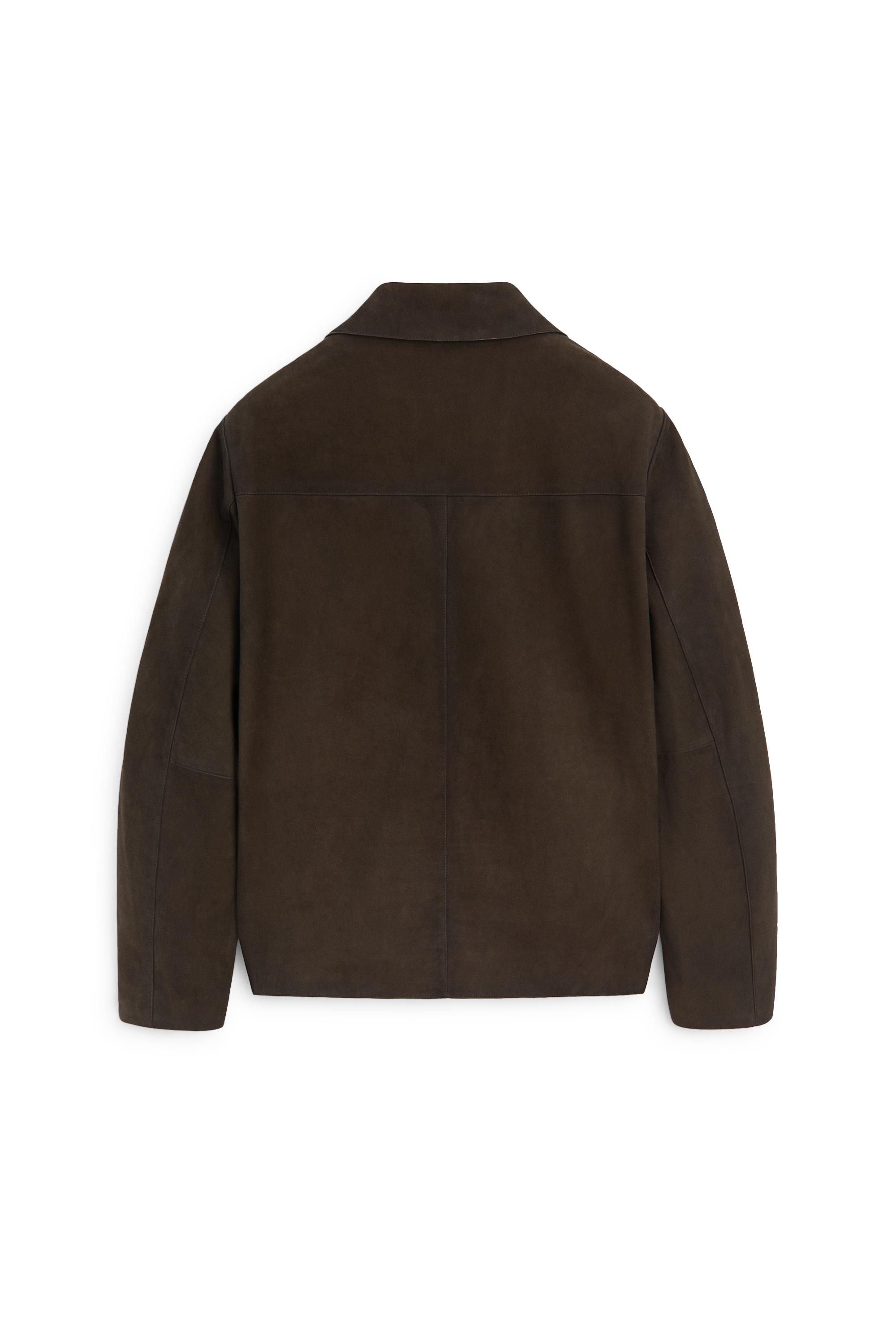 Leather nubuck pocket detail jacket - LIMITED EDITION