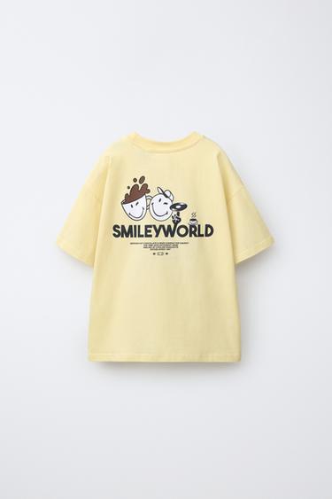 Zara SMILEYWORLD® T-SHIRT - Yellow