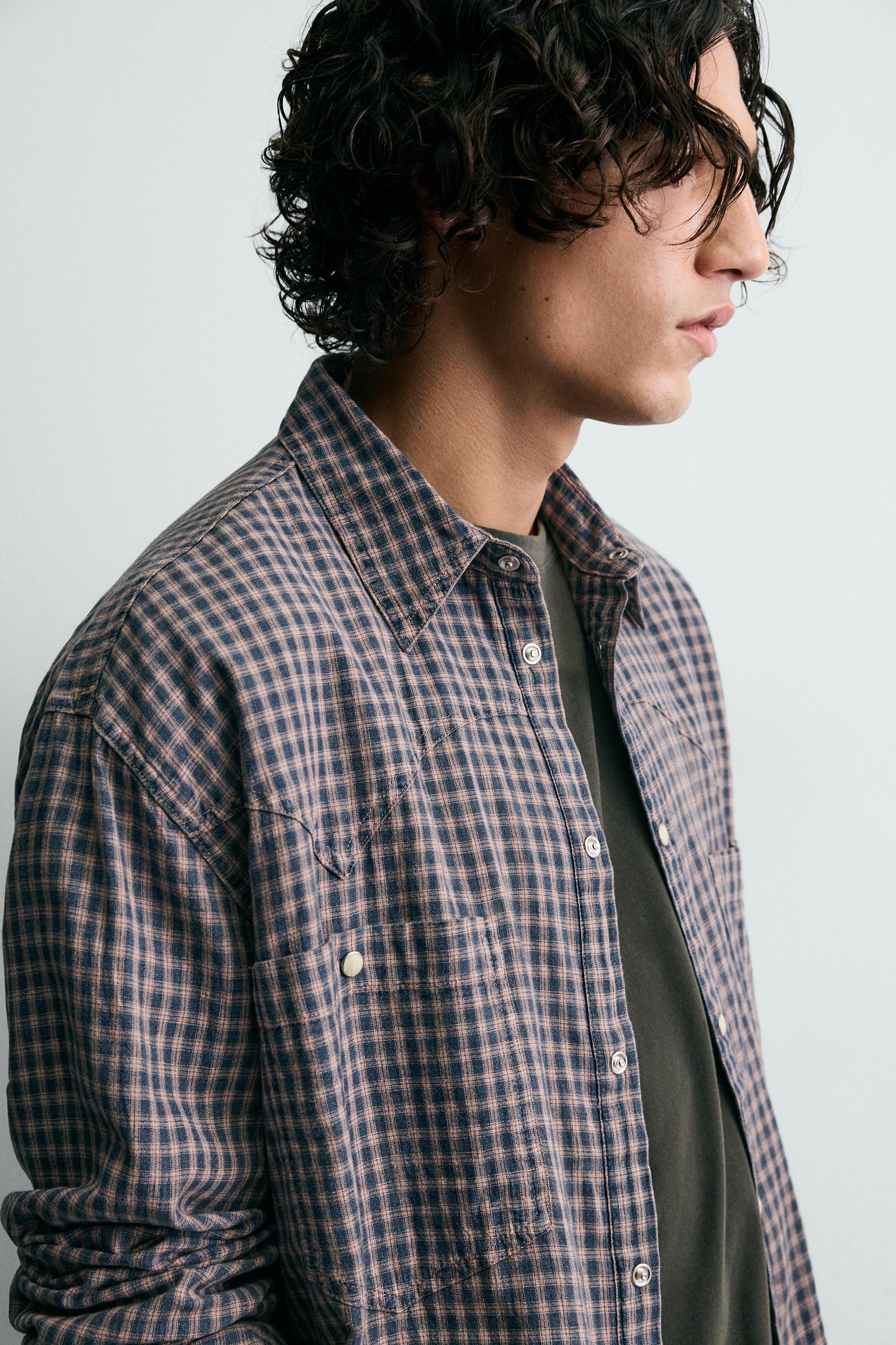 CHEMISE WESTERN À CARREAUX