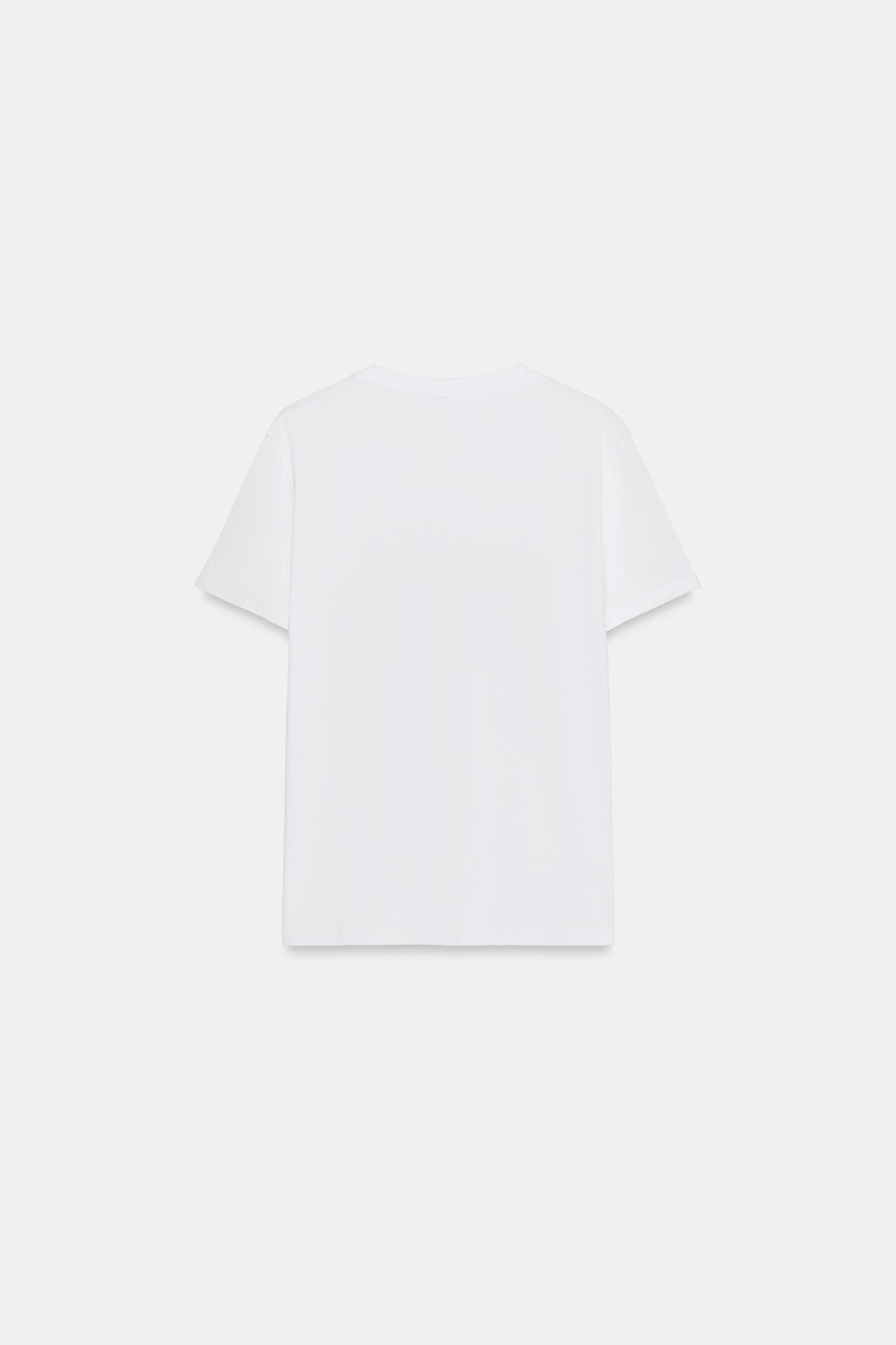 GLITTER GRAPHIC T-SHIRT — Golden