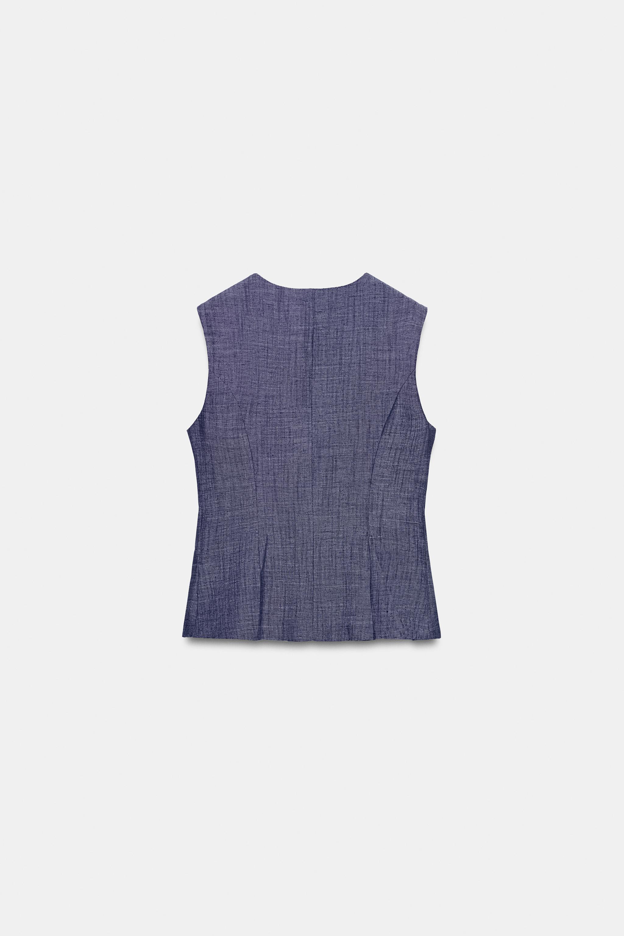 DARTED VEST SET