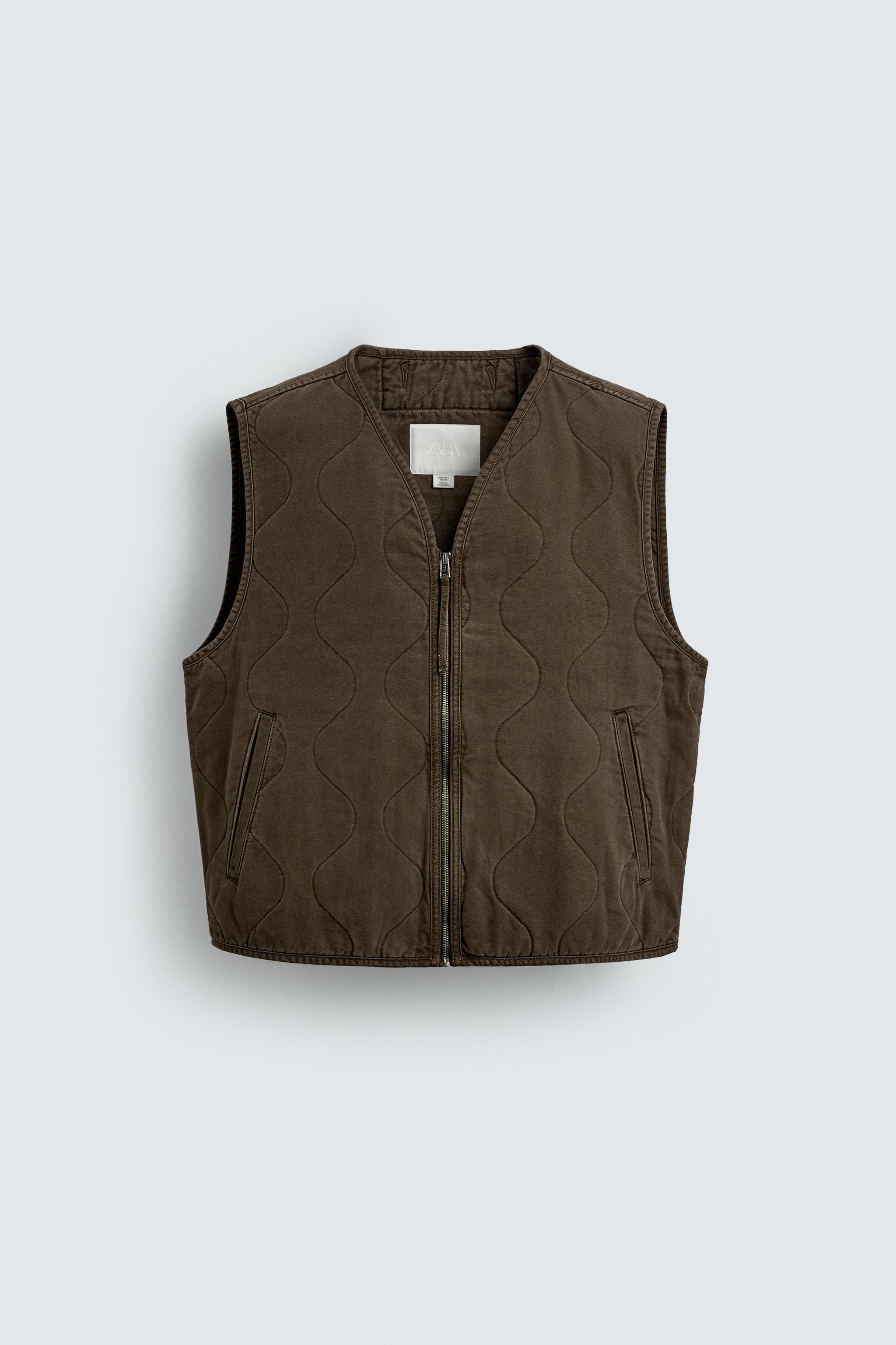 ブラウン キルティングジッパーベスト xsサイズ ブラウン キルティングジッパーベスト xsサイズ FIELD TRIP VEST
