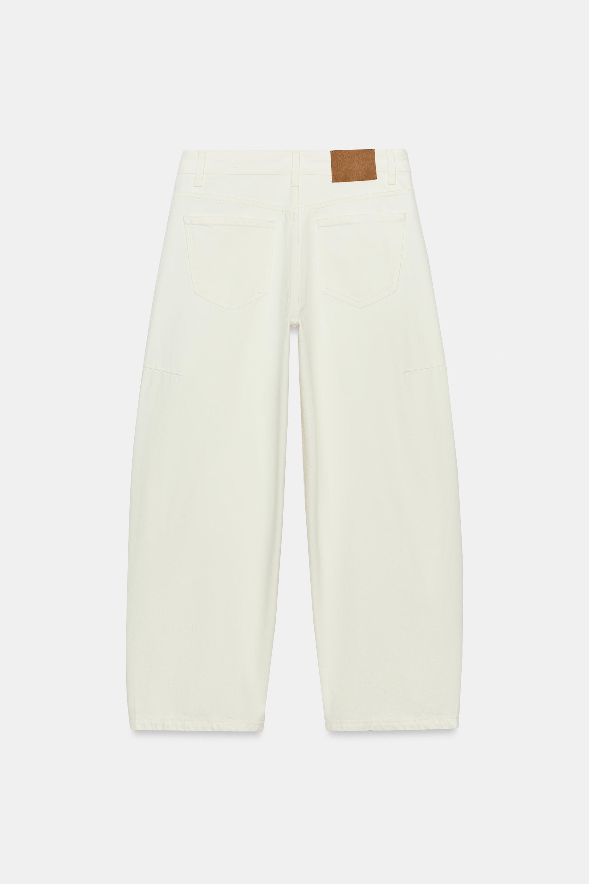 Женские джинсы Zara ZW COLLECTION MID-RISE BALLOON JEANS — фото 6