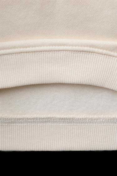 CONJUNTO SUDADERA Y PANTALÓN JOGGER BÁSICO - Crudo de Zara