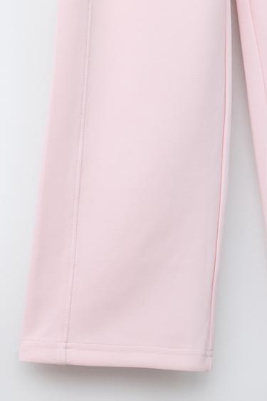 WIDE-LEG TROUSERS WITH MODAL - Pastel pink by Zara - Image 3