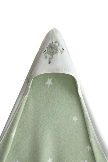 KIDS’ MONSTERS, INC. ©DISNEY/PIXAR HOODED BATH TOWEL - Cream by Zara