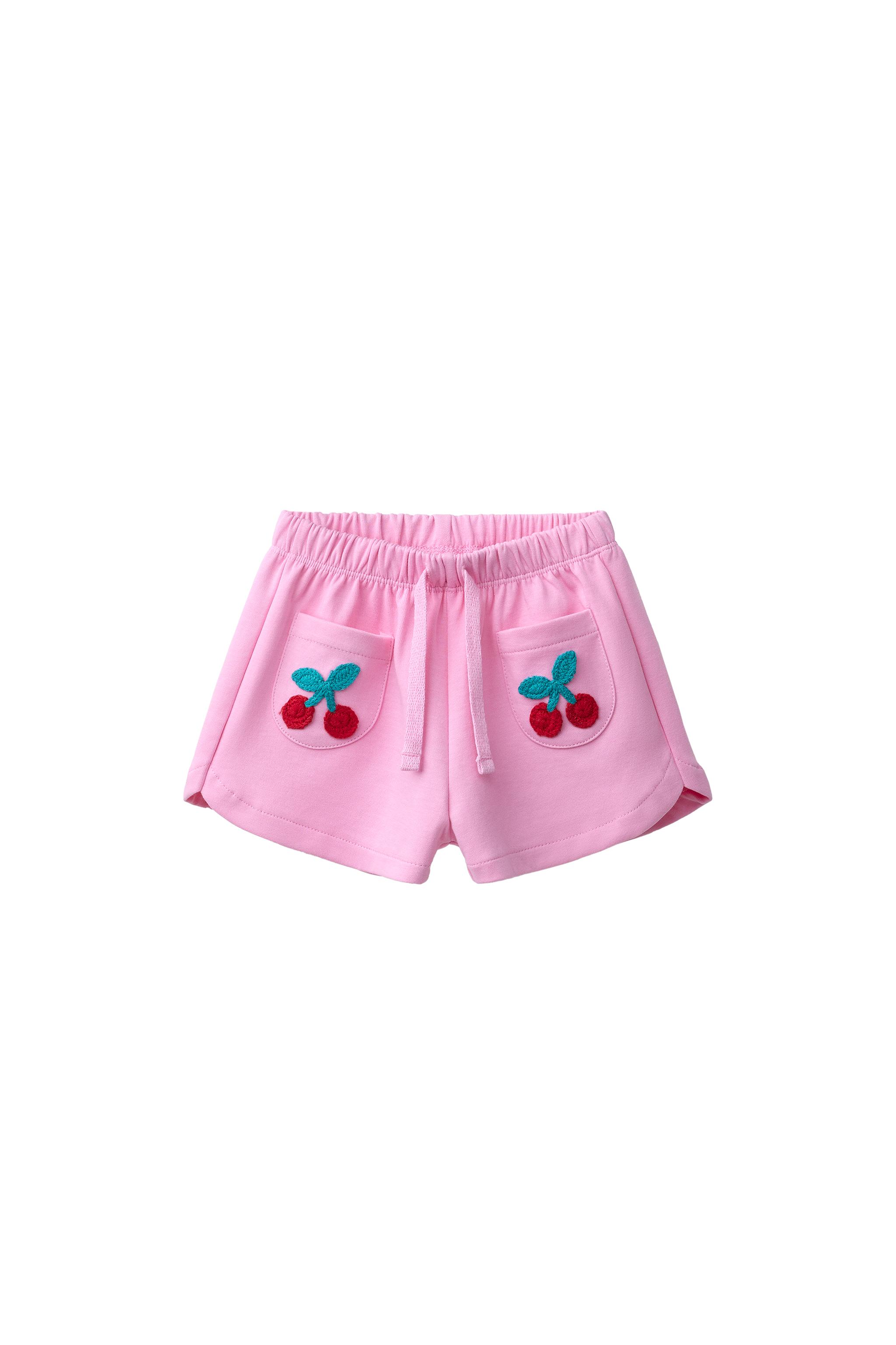 INTERLOCK FRUIT CROCHET SHORTS - Mid-yellow | ZARA United States