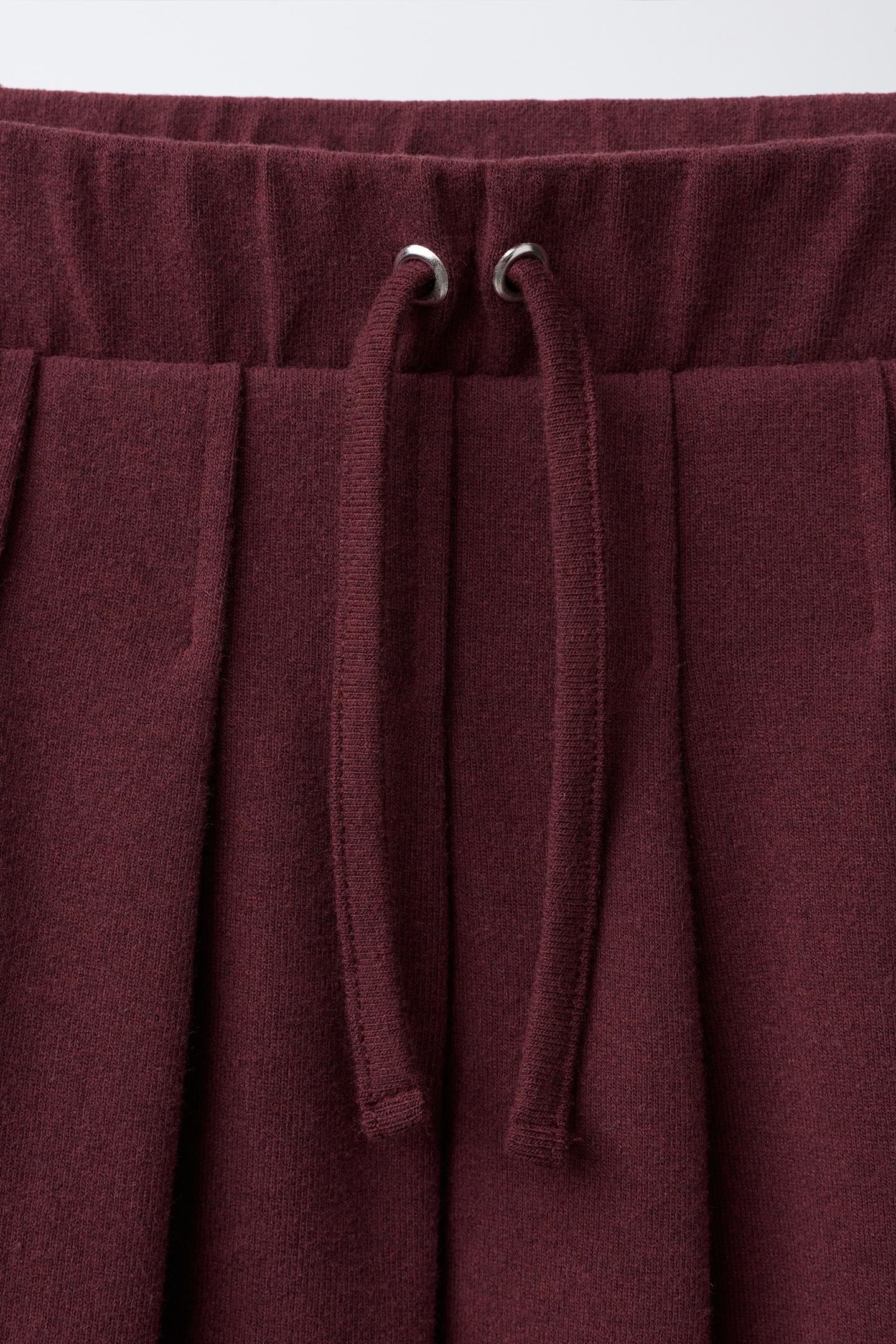 Детская юбка Zara Plain Pleated, цвет: Баклажановый — фото 4