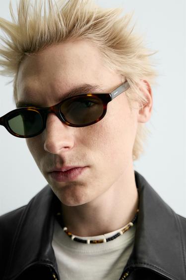 OVAL SUNGLASSES - Tortoiseshell by Zara - Image 1