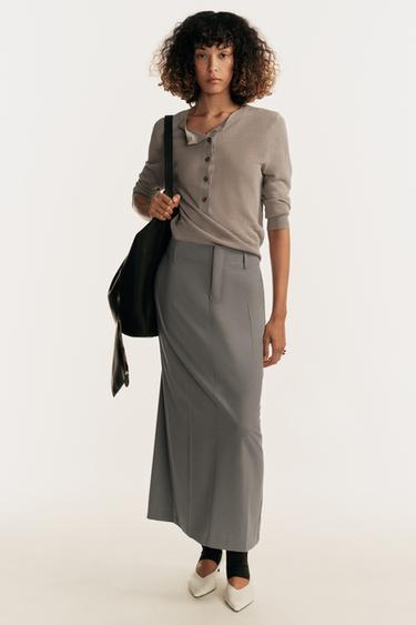 JERSEY PANADERO PUNTO - Gris de Zara