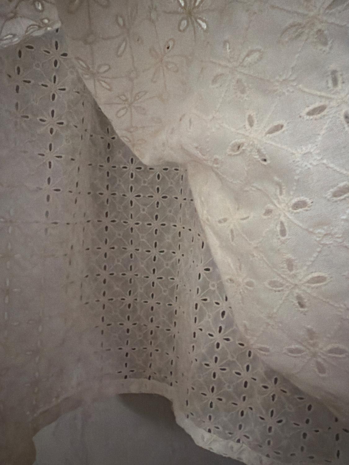BLOUSE BRODÉE EN COTON MANCHE LONGUE. - Image 5