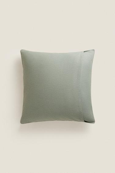 PLAIN CUSHION COVER - Mid-green by Zara - Image 3