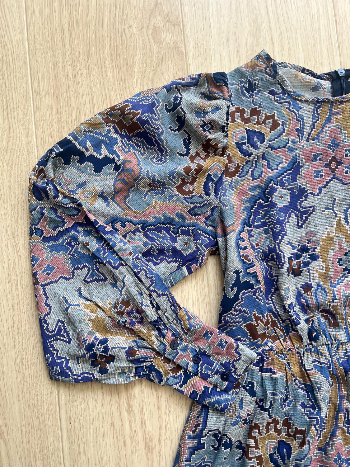 ASYMMETRIC PRINTED DRESS - Image 3