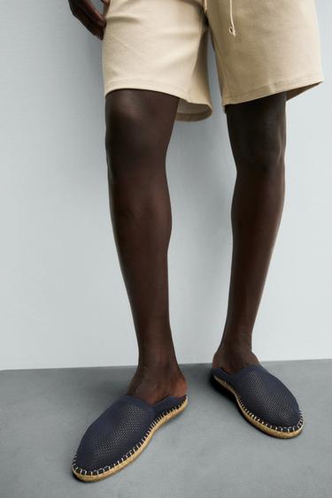 ESPADRILLE EN TISSU MAILLE - Bleu de Zara - Image 2