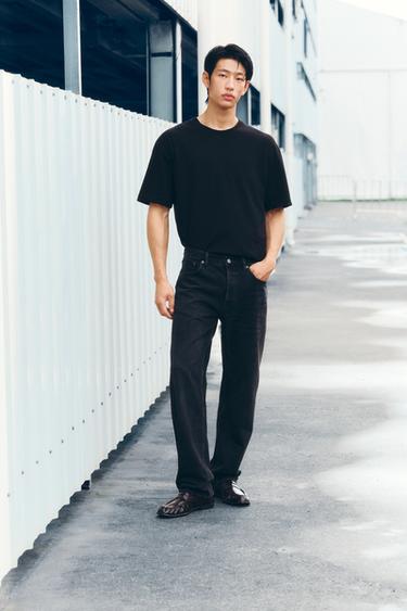 BASIC HEAVYWEIGHT T-SHIRT /03 - Black by Zara