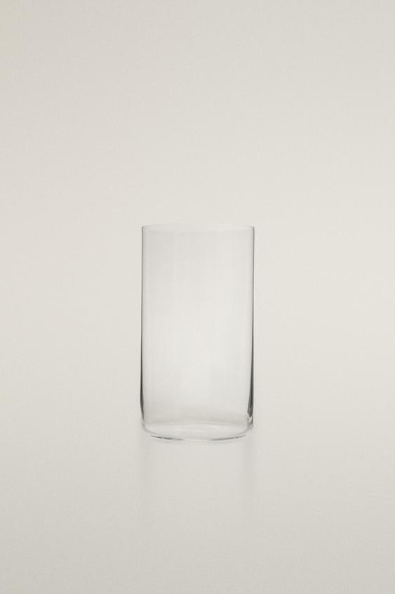 VERRE À BOISSON GAZEUSE DROIT CRISTALLIN - Transparent de Zara - Image 0
