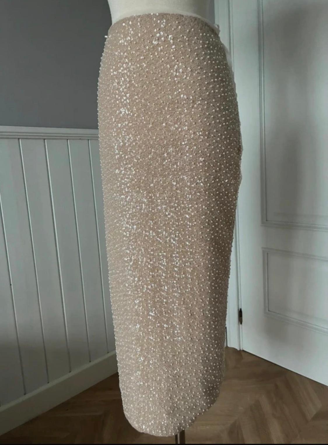 ZW COLLECTION SEQUIN PENCIL SKIRT - Image 7