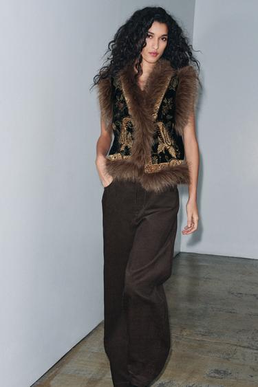 GILET BRODÉ ZW COLLECTION ÉDITION LIMITÉE - Noir de Zara - Image 3