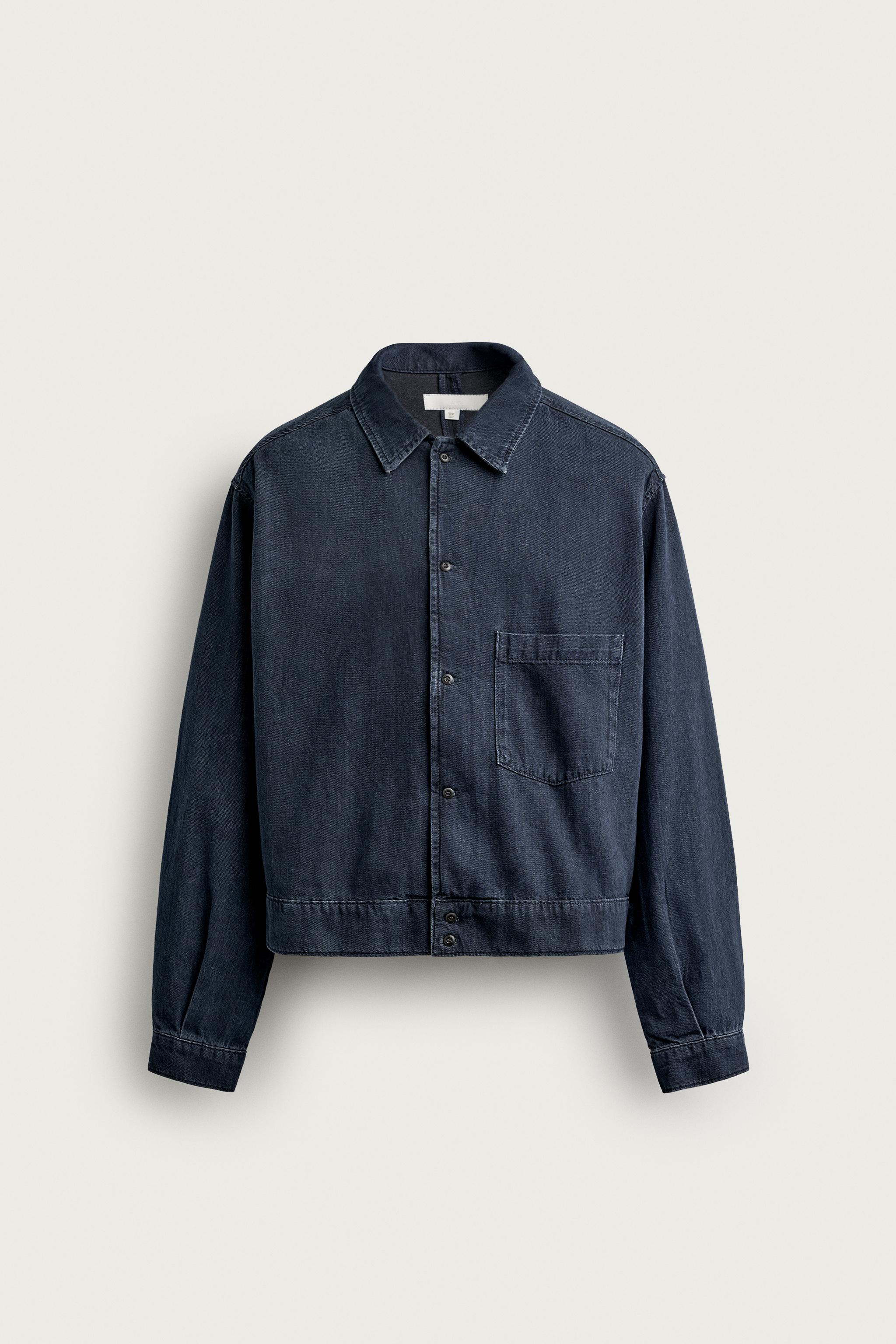 LIGHTWEIGHT DENIM OVERSHIRT — Indigo